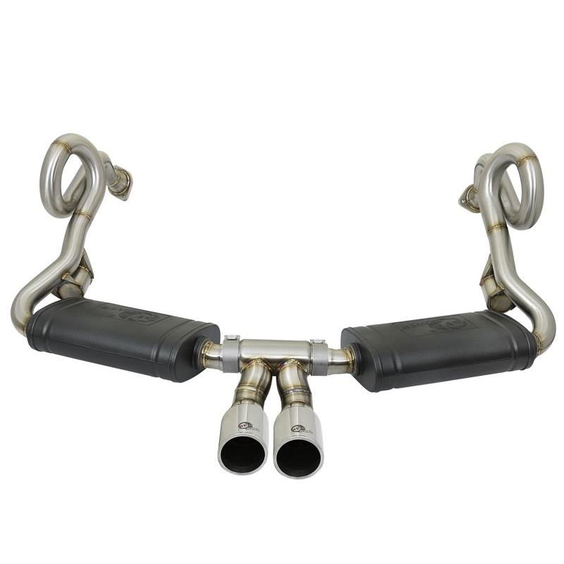 aFe MACHForce-Xp 2in 304 SS Cat-Back Exhaust w/Polished Tips 13-16 Porsche Boxster/Cayman 2.7L/3.4L-SR1 Performance