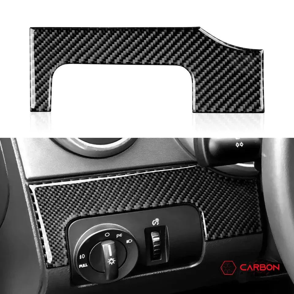 [5pcs] Real Carbon Fiber Lower Dash Overlay for Ford Mustang 2005-2009 - carbonaddons Carbon Fiber Parts, Accessories, Upgrades, Mods