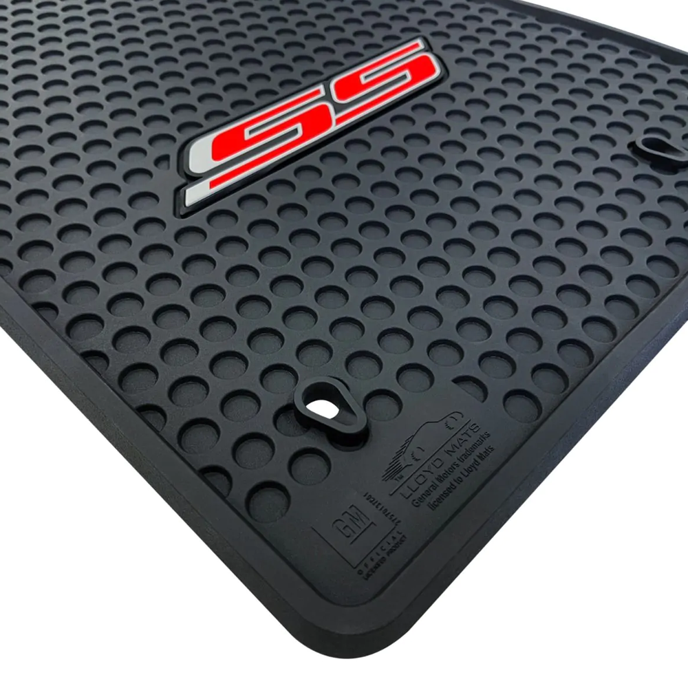 Lloyd Mats Custom-Fit All-Weather Rubber Mats For Camaro 5th Generation 2010-2015 With SS Logo