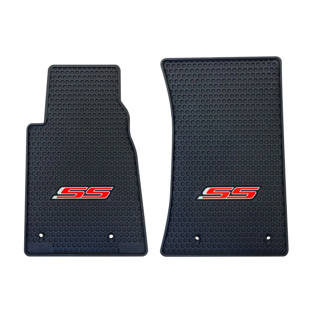 Lloyd Mats Custom-Fit All-Weather Rubber Mats For Camaro 5th Generation 2010-2015 With SS Logo