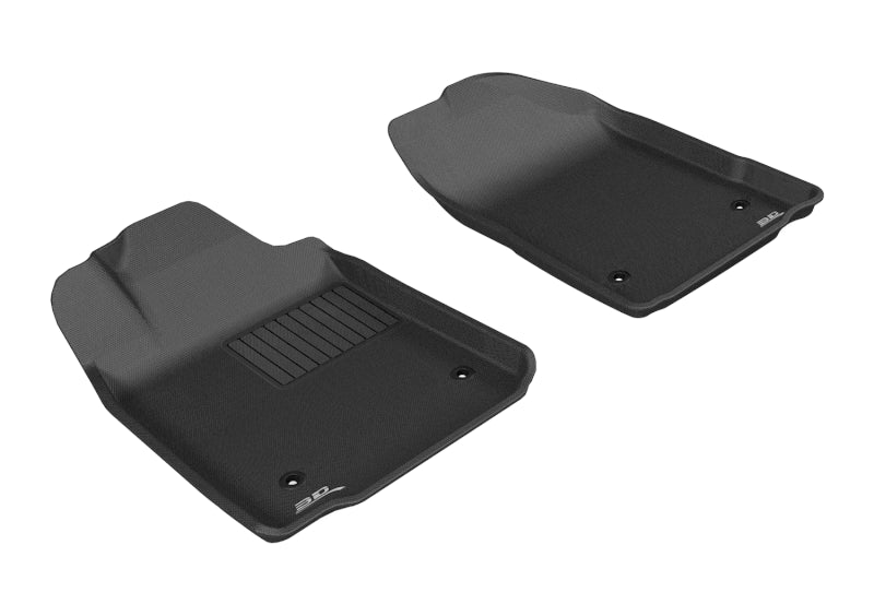 3D MAXpider 2007-2012 Lexus ES Kagu 1st Row Floormat - Black-SR1 Performance