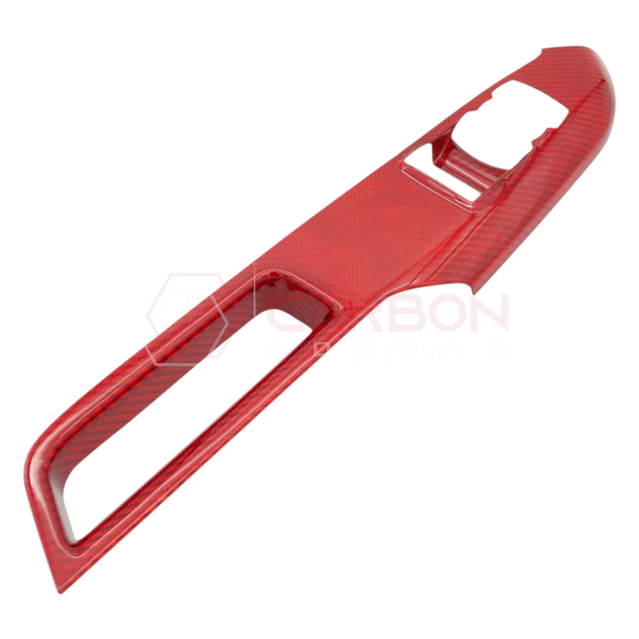 2024+ S650 Mustang Hard Carbon Fiber Window Switch Control Trim Cover | V2