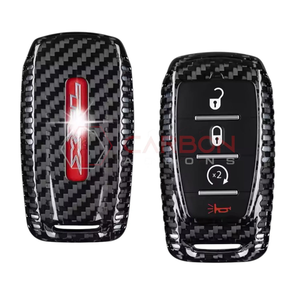 2019+ RAM 1500 TRX RHO Rebel Real Carbon Fiber Key Fob Cover – SR1 ...
