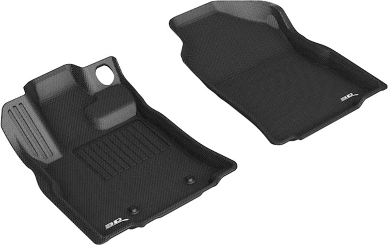 3D MAXpider 19-23 Subaru Ascent Kagu 1st Row Floormat - Black-SR1 Performance