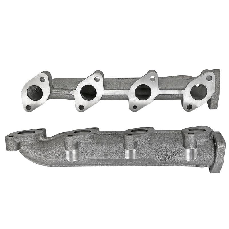 aFe BladeRunner Ported Ductile Iron Exhaust Manifold 08-10 Ford Diesel Trucks V8 6.4L (td)-SR1 Performance
