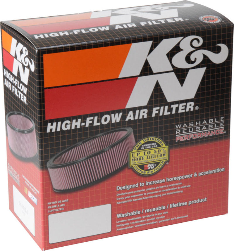 K&N Marine 8in ID x 9in OD x 2.75in H Round Straight Flame Arrestor-SR1 Performance
