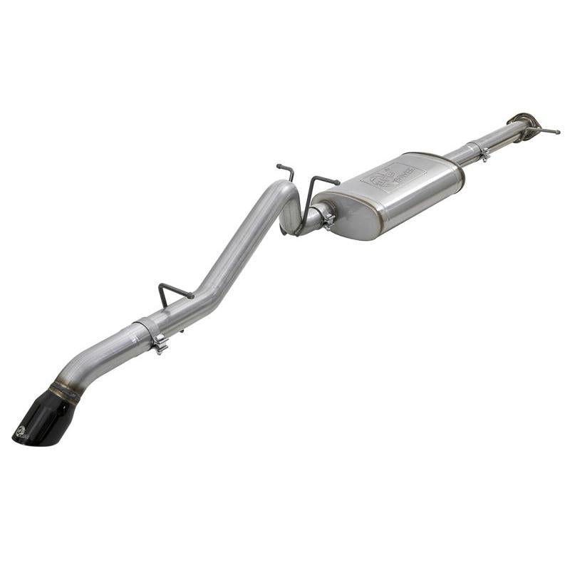aFe MACH Force-Xp Hi-Tuck 3in. 409 SS C/B Exhaust 15-18 GM Colorado/Canyon L4-2.5L/V6-3.6L - Blk Tip-SR1 Performance