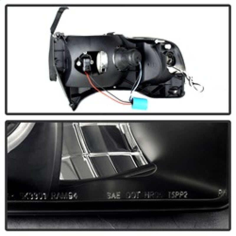 Spyder Dodge Ram 1500 94-01 Sport Projector Headlights LED Halo LED Blk Smke PRO-YD-DR94-HL-AM-BSM-SR1 Performance