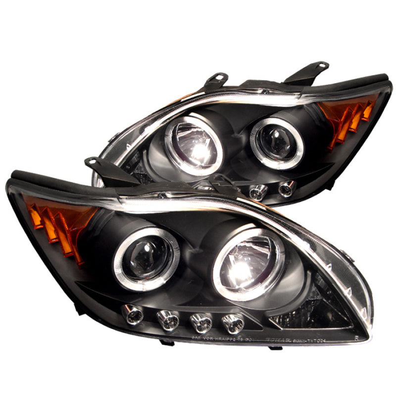 Spyder Scion TC 05-07 Projector Headlights LED Halo -Replaceable LEDs Blk PRO-YD-TTC04-HL-AM-BK