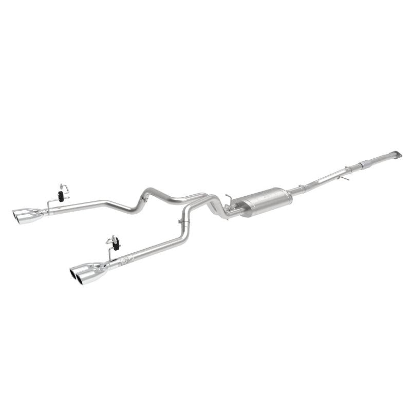 aFe Vulcan Series 3-2.5in 304SS Exh Cat-Back w/ Pol Tips 2019 GM Silverado/Sierra 1500 L4-2.7L (t)-SR1 Performance
