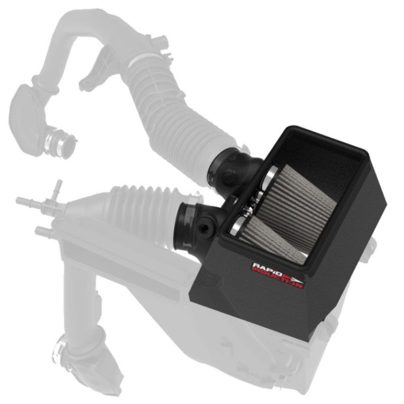 Rapid Induction Cold Air Intake System w/Pro Dry S Filter 19-20 Ford Edge V6 2.7L (tt)-SR1 Performance