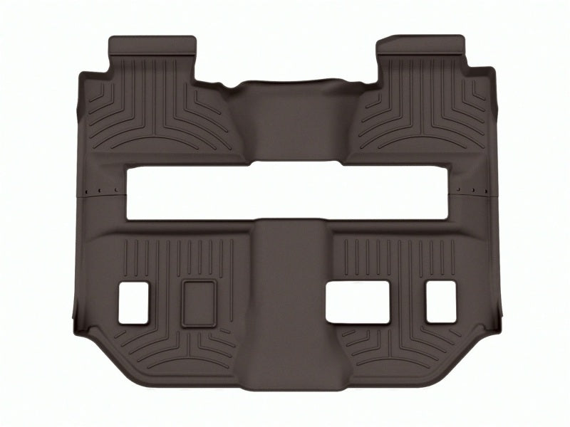 WeatherTech FloorLiner HP for 2015-2016 Chevrolet Suburban & 2015-2016 GMC Yukon XL, Rear and Third Row, Cocoa Part #476078IM