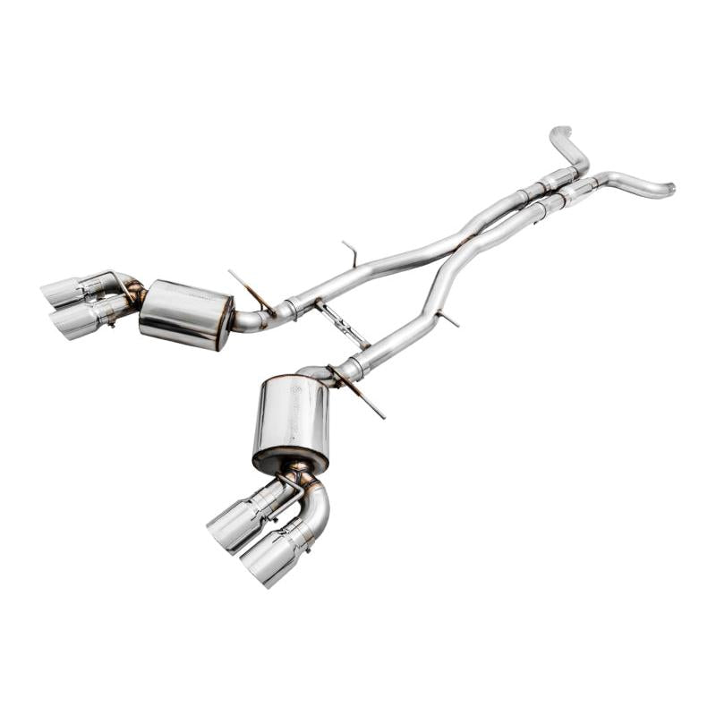 AWE Tuning 16-19 Chevy Camaro SS Res Cat-Back Exhaust -Touring Edition (Quad Chrome Silver Tips)