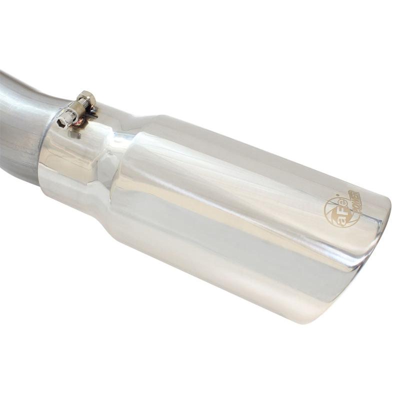 aFe MACHForce XP Exhaust 3in-3.5in SS Single Side Ext CB w/ Polish Tip 99-04 Ford F-250 V8 5.4L/6.8L-SR1 Performance