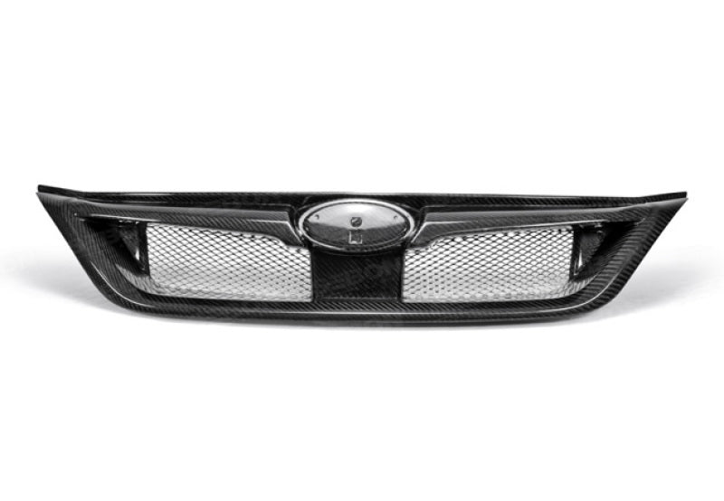 Seibon Carbon Fiber Front Grill for 2011-2014 Subaru Impreza WRX STI - Stylish and Lightweight Upgrade