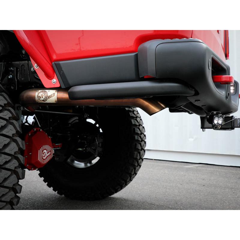 aFe +20 Jeep Gladiator MACH Force-Xp 3 IN 409 Stainless Steel Cat-Back Hi-Tuck Cat-Back-SR1 Performance