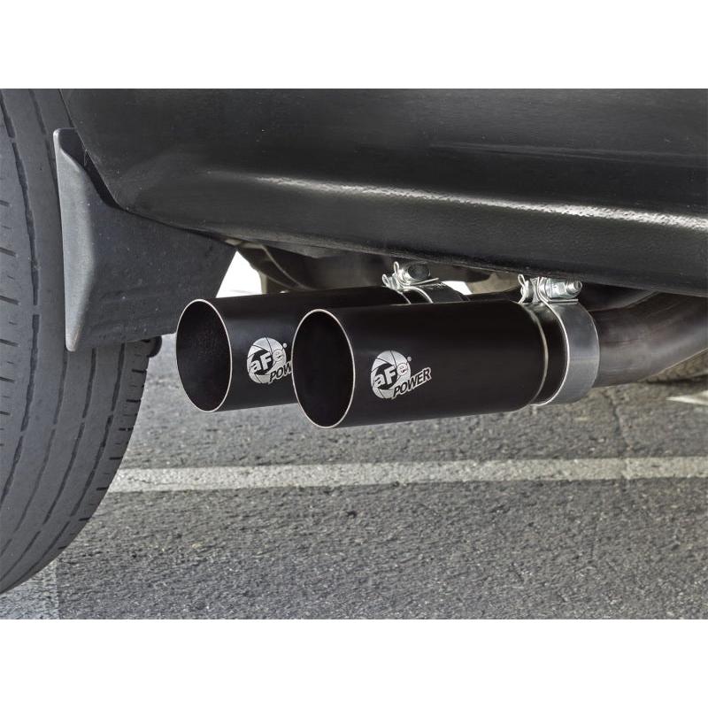 aFe Rebel Series CB Middle-Side Exit SS Exhaust w/ Black Tips 09-16 GM Silverado/Sierra V6/V8-SR1 Performance