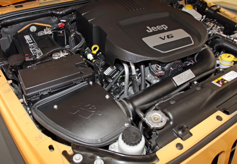 K&N 71 Series Performance Intake Kit for 12-18 Jeep Wrangler 3.6L V6 (12-15 CARB Approved)-SR1 Performance