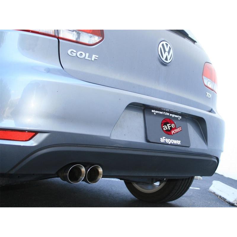 aFe MACHForce XP Exhausts Cat-Back SS-409 EXH CB Volkswagen Golf TDI 11-12 L4-2.0L