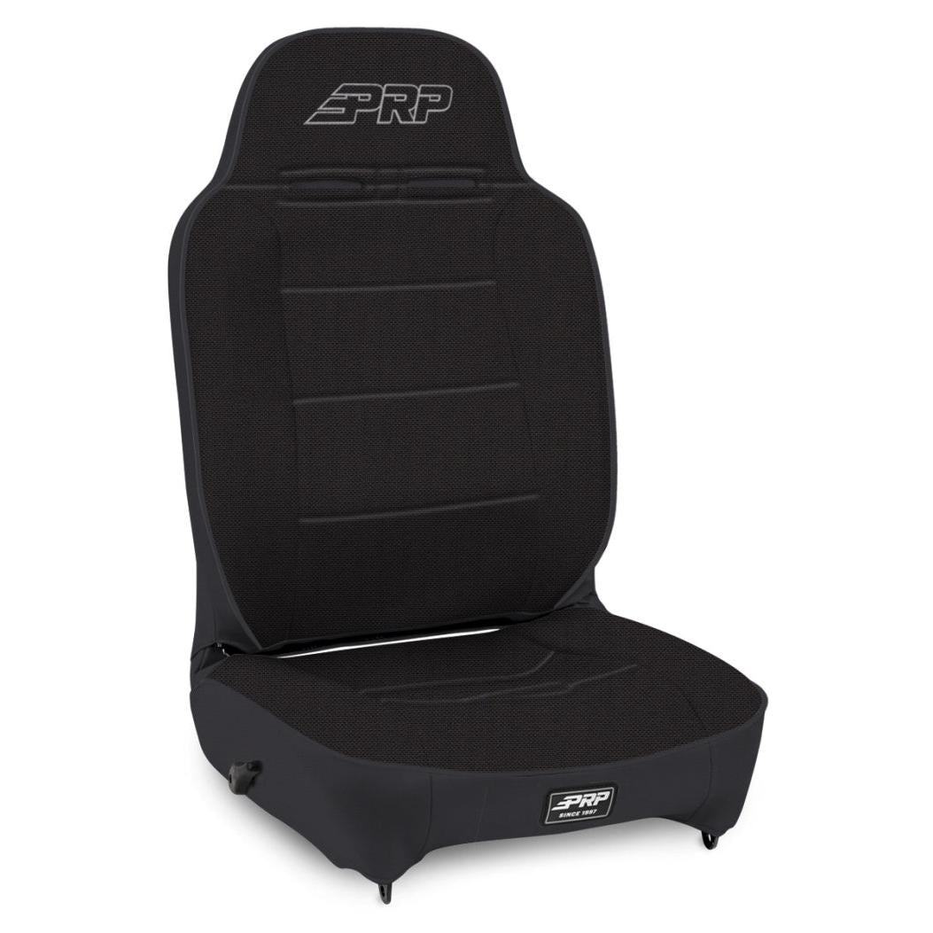 PRP Enduro High Back Reclining Suspension Seat (Passenger Side) - All Black