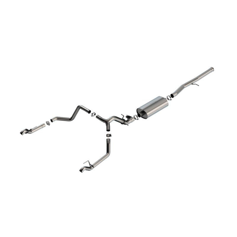 Borla 2024 Chevy Silverado 1500 6.2L V8 Touring Catback Exhaust (Use Fact Fascia Tips)