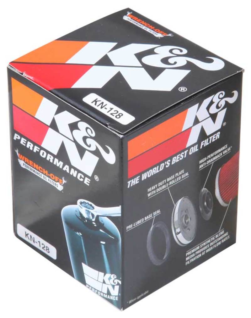 K&N Kawasaki 2.688in OD x 2.781in H Oil Filter-SR1 Performance