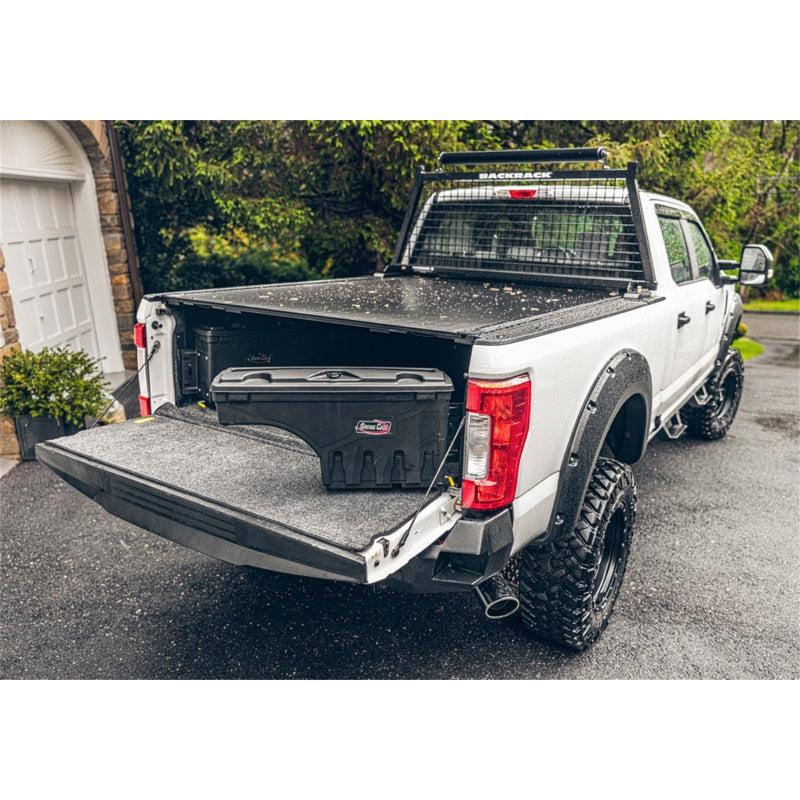 UnderCover 17-20 Ford F-250/F-350 Passengers Side Swing Case - Black Smooth