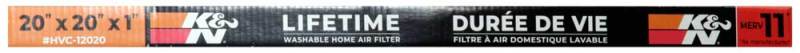 K&N HVAC Filter - 20 x 20 x 1-SR1 Performance