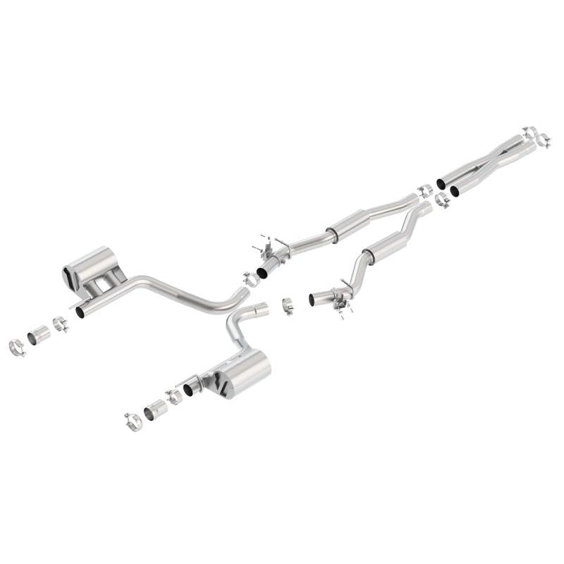 Borla 2015 Dodge Challenger SRT/392 Hemi 6.4L V8 S-TYPE Catback Exhaust w/ Valves Factory Bezel