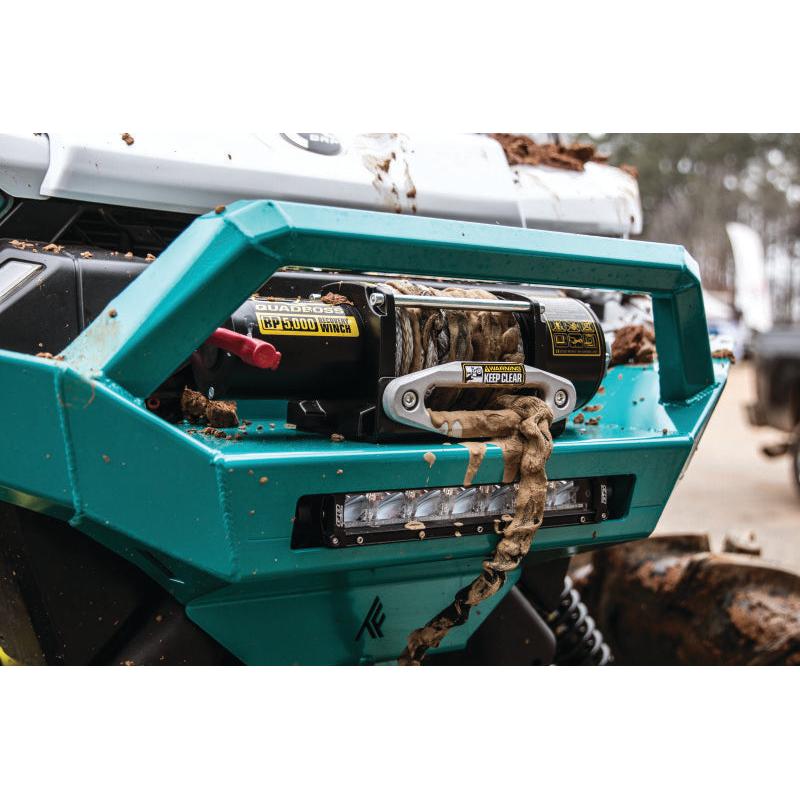 QuadBoss 608851 5000 lb Winch with Synthetic Rope for Powersports Vehicles