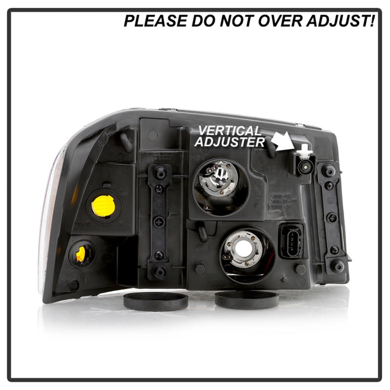 xTune 02-09 GMC Envoy OEM Style Headlights - Black (HD-JH-GEN02-AM-BK)-SR1 Performance