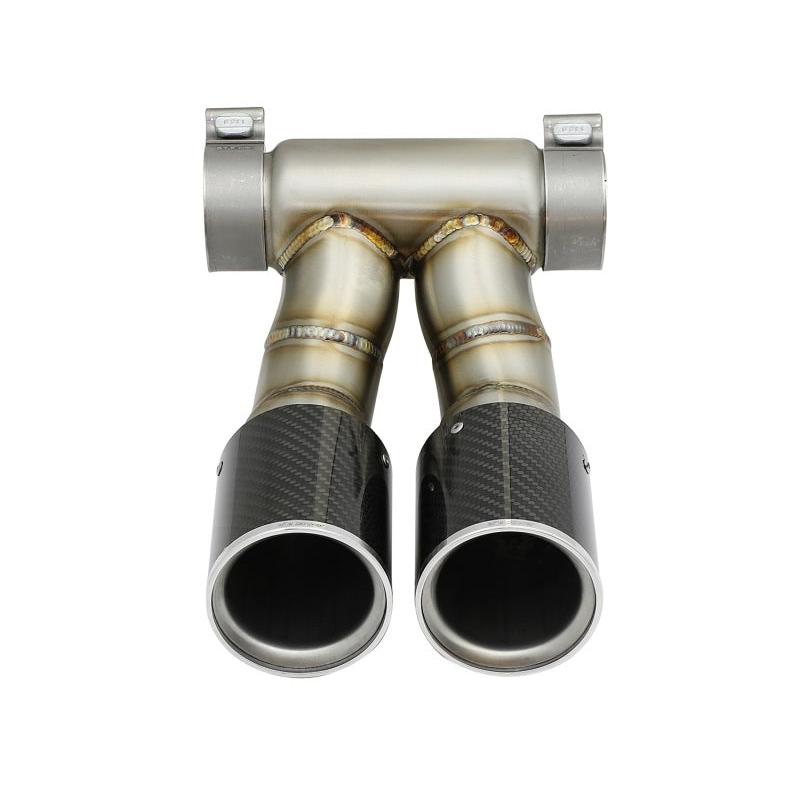 aFe Power 13-14 Porsche Cayman S / Boxster S Carbon Fiber Exhaust Tip Upgrade-SR1 Performance