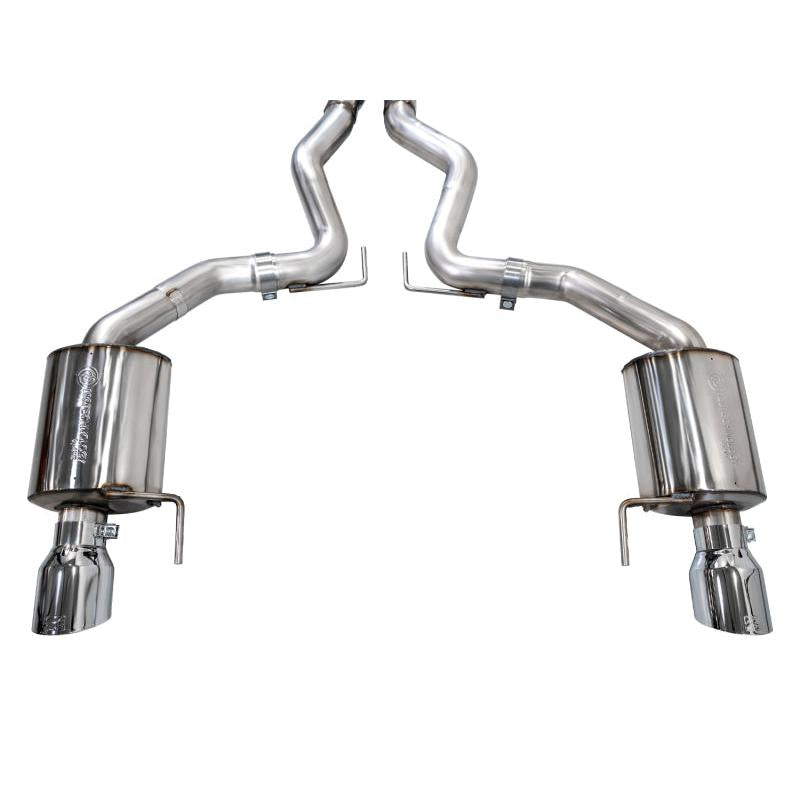 AWE 2024 Ford Mustang GT Fastback S650 RWD Touring Catback Exhaust w/ Dual Chrome Silver Tips