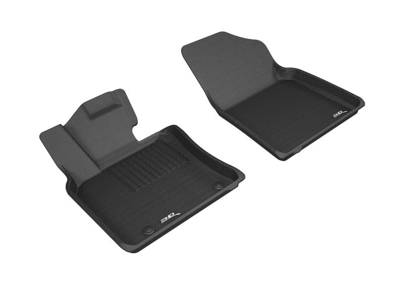 3D MAXpider 2018-2020 Toyota Camry Kagu 1st Row Floormat - Black-SR1 Performance