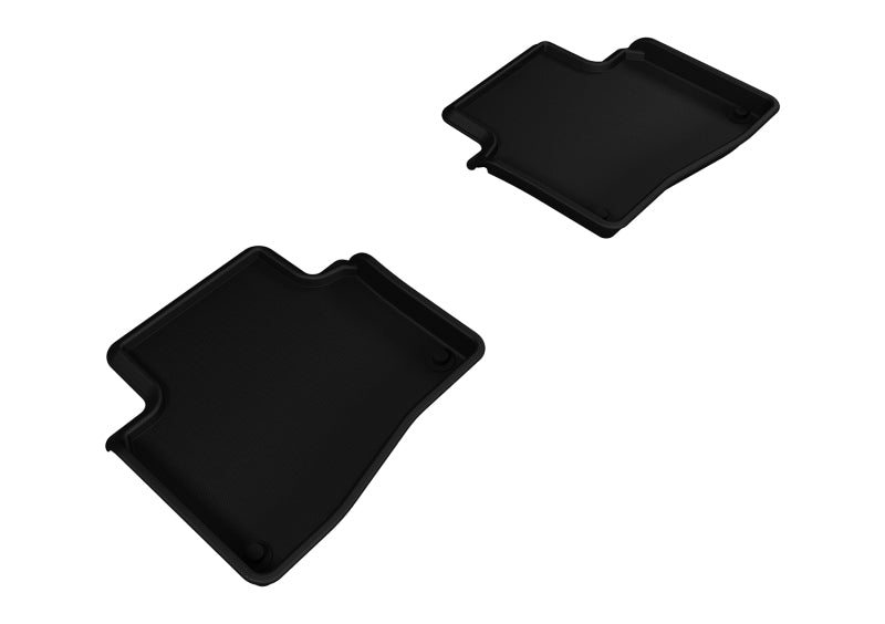 3D MAXpider 2013-2019 Cadillac XTS Kagu 2nd Row Floormats - Black-SR1 Performance