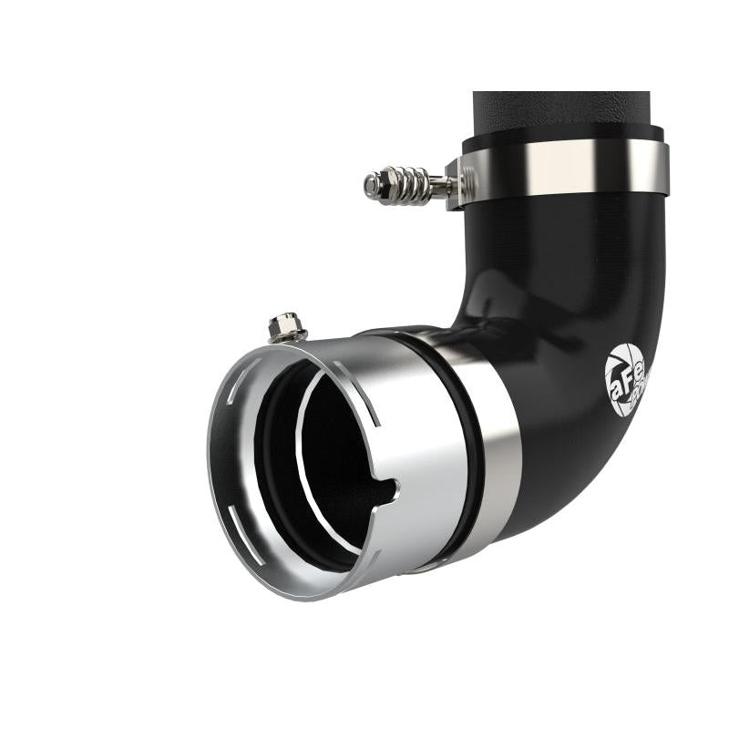 aFe 21-22 Ford Bronco V6-2.7Ltt BladeRunner 2.75in Alum Cold Charge Pipe - Black-SR1 Performance