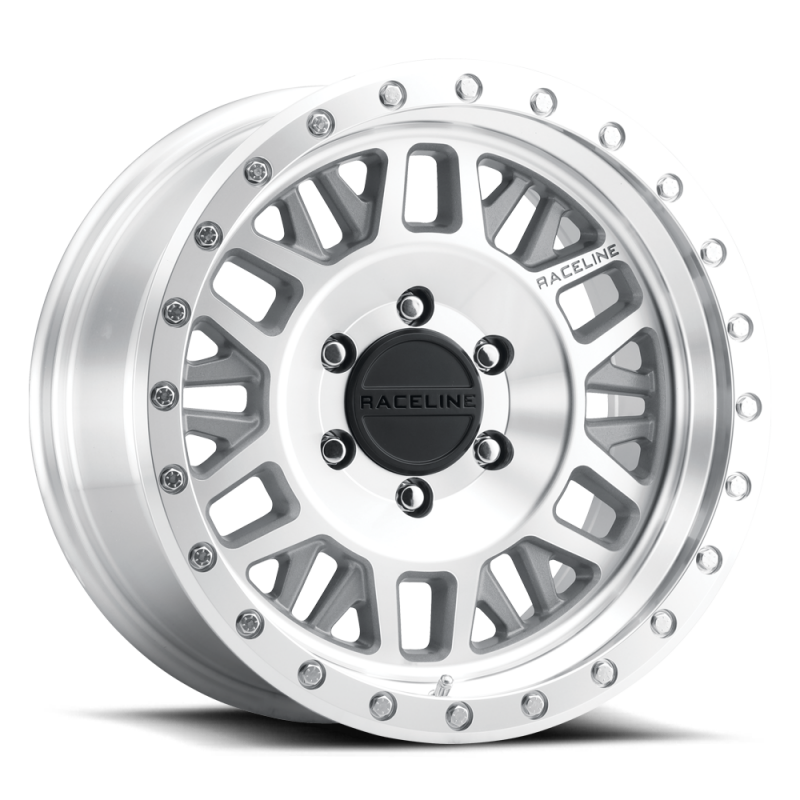 Raceline RT951 Ryno M 17x9 Inch Aluminum Wheel with 5x139.7 Bolt Pattern and -38mm Offset