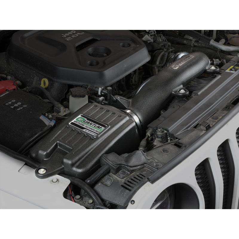 aFe Quantum Pro DRY S Cold Air Intake System 18-20 Jeep Wrangler JL L4-2.0L (t)-SR1 Performance