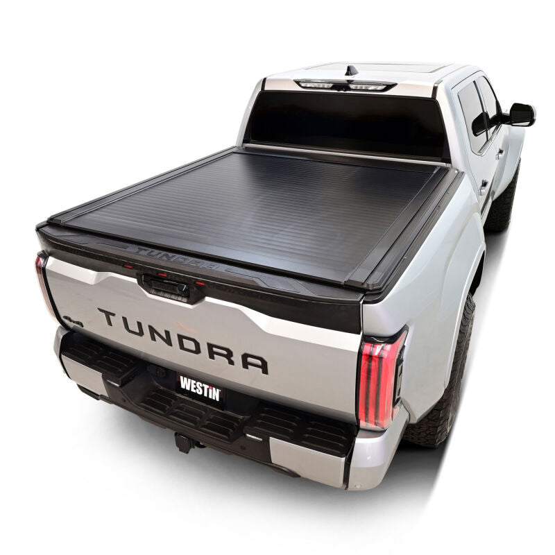 Westin 22-26 Toyota Tundra 5ft 5in Bed Electric Retractable Tonneau Cover – Black