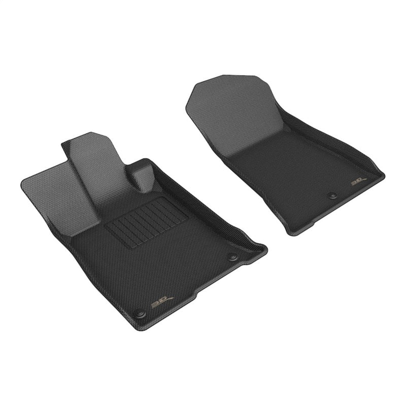 3D MAXpider 21-23 Acura TLX R1 Floor Mats - Kagu Black-SR1 Performance