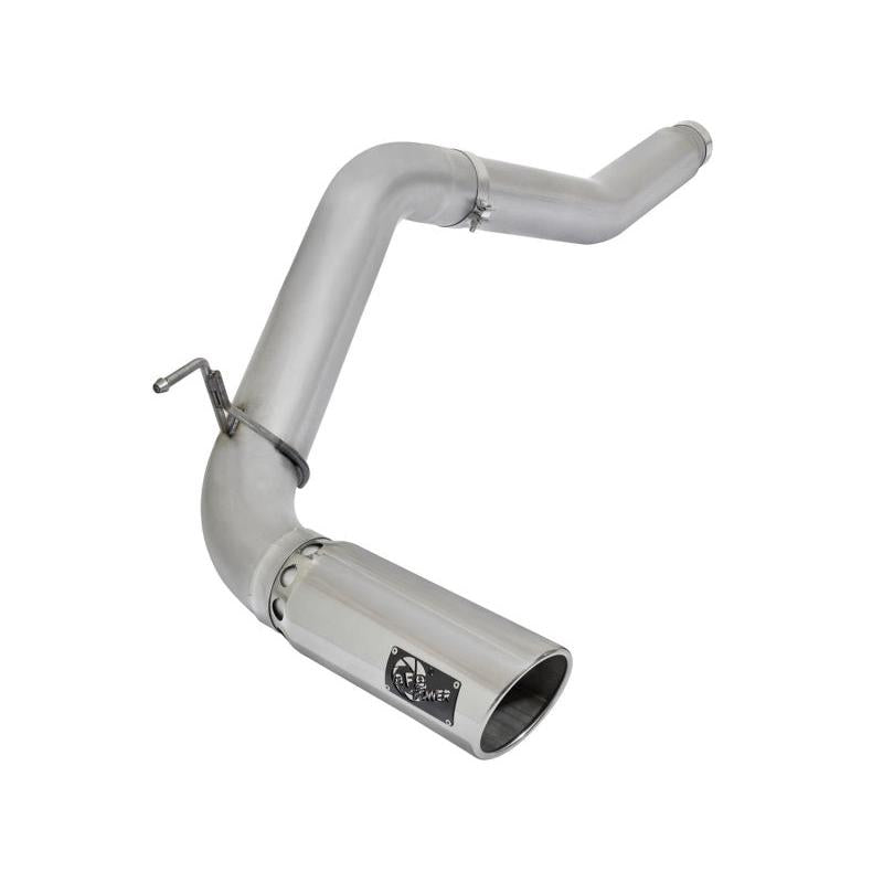 aFe Atlas Exhaust 5in DPF-Back Exhaust Aluminized Steel 2016 Nissan Titan XD V8-5.0L w/ Polished Tip