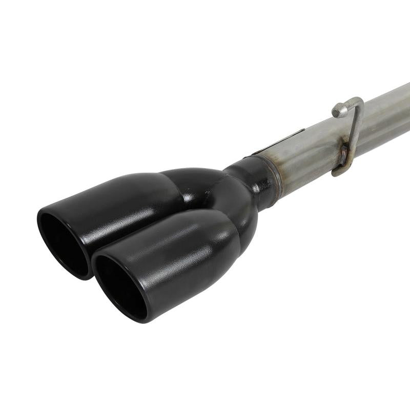 aFe Gemini XV 3in 304 SS Cat-Back Exhaust w/ Cutout 19-21 GM Silverado/Sierra 1500 V8- w/ Black Tips