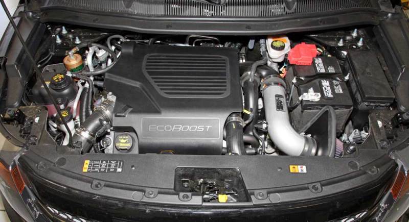 K&N 11 Ford Taurus SHO 3.5L V6 Silver Typhoon Cold Air Intake-SR1 Performance