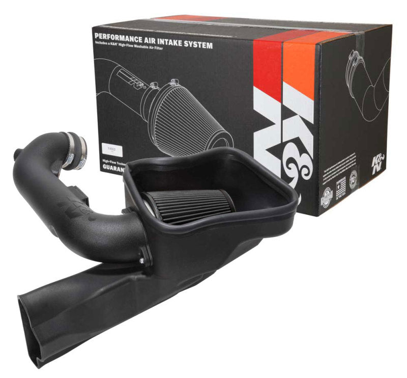 K&N 18-23 Ford Mustang GT 5.0L V8 F/I Dryflow Performance Air Intake System-SR1 Performance