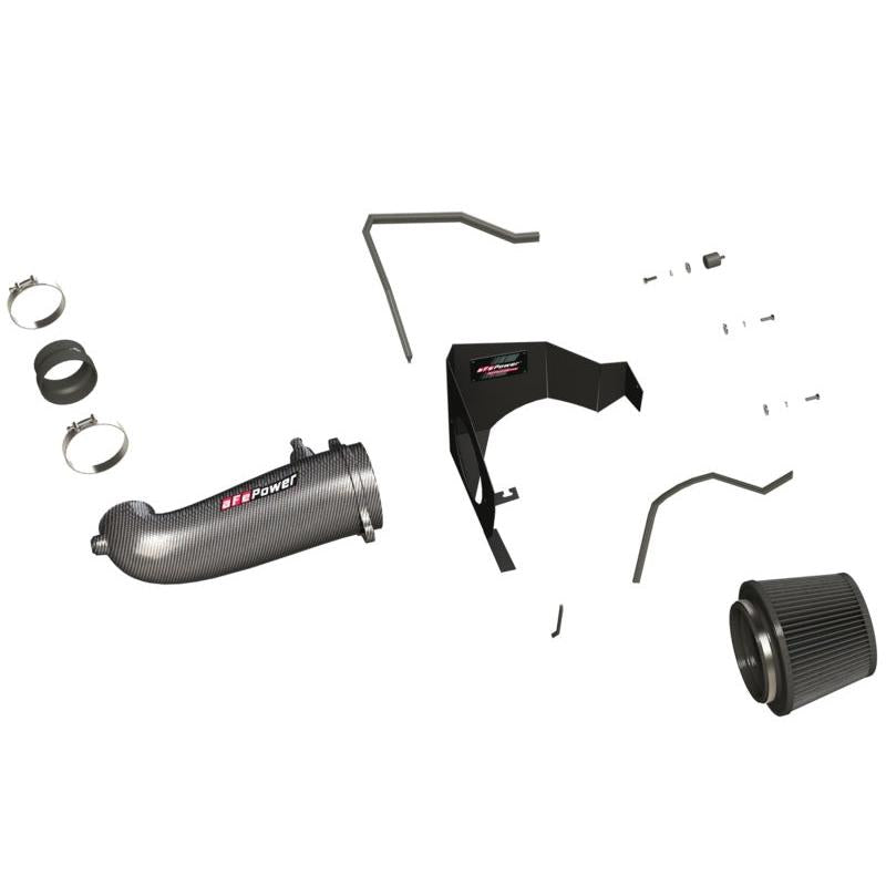 aFe POWER Magnum FORCE Carbon Fiber Stage 2 Track Series Pro Dry S CAIS - 11-18 Dodge Challenger V8-SR1 Performance