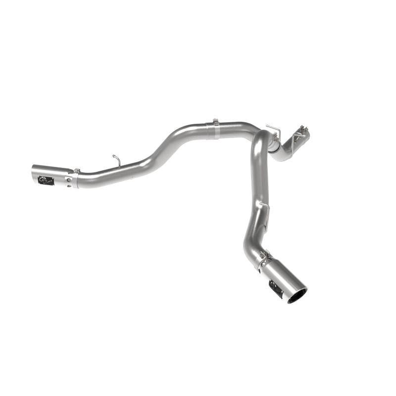 aFe Large Bore-HD 4in 409SS DPF-Back Exhaust System w/Polished Tips 20 GM Diesel Trucks V8-6.6L-SR1 Performance