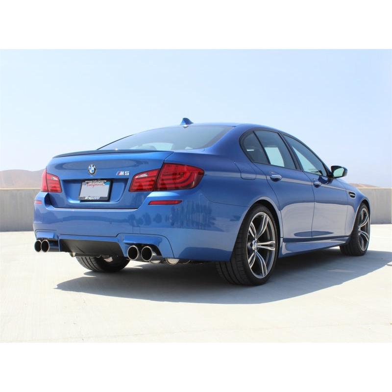 aFe MACHForce XP Exhaust 304SS Cat-Back w/ Polished Tips 12-13 BMW M5 (F10) V8 4.4L (tt)-SR1 Performance
