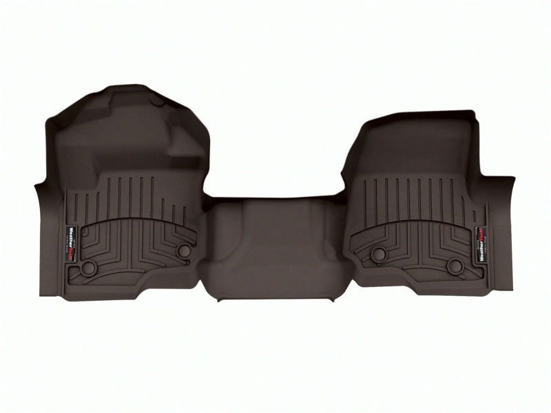 WeatherTech DigitalFit FloorLiner for Ford F-250 & F-350 Super Duty 2023, Cocoa, Front Over The Hump