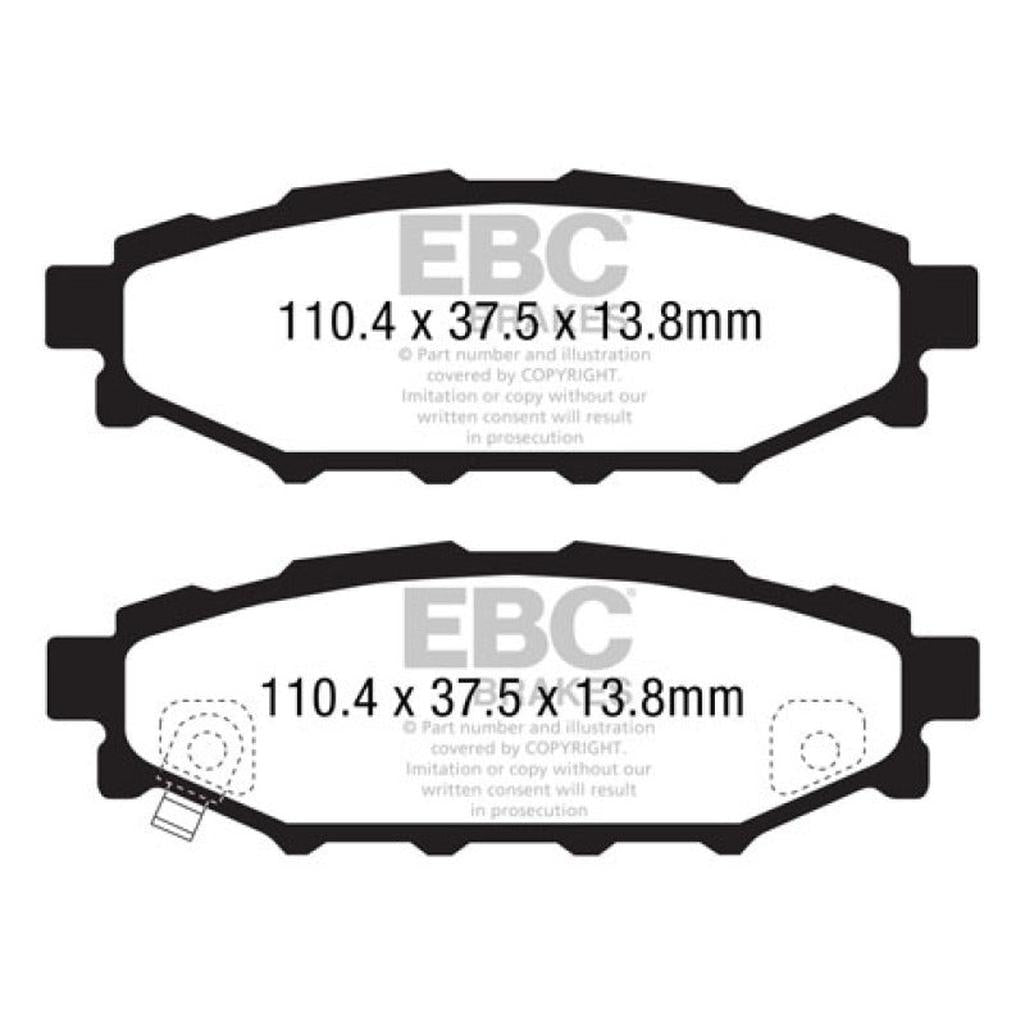 EBC Ultimax UD1114 Rear Brake Pads for Subaru Legacy and BRZ – OEM Replacement, Low Dust, High Friction