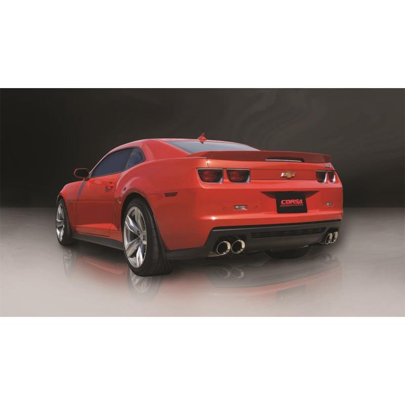 Corsa 2012-2015 Chevrolet Camaro Coupe ZL1 6.2L V8 Polished Sport Cat-Back + XO Exhaust